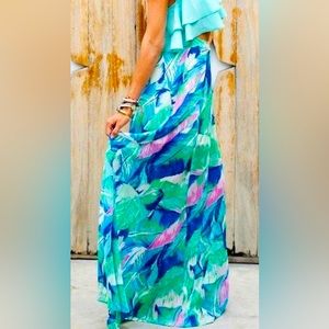 NWOT NWT key west Barbie maxi skirt.